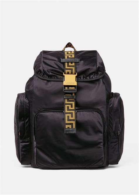 versace white backpack|Versace summer backpack for men.